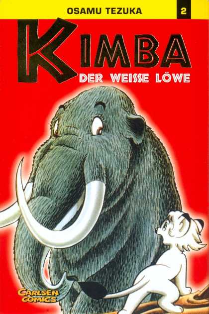 Kimba 2 - Elephant - Cat - Words - Red - Yellow