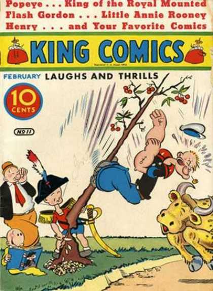 King Comics 11 - Popey - King Of The Royal Mounted - Flash Gordon - Little Annie Rooney - Henry