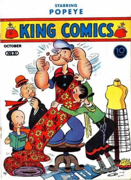 King Comics 31 - Popeye - October - Cloth - Hat - Woman
