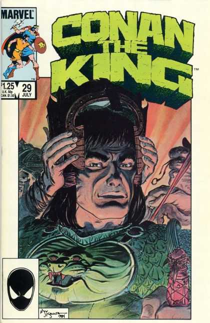 King Conan 29 - Marvel - No 29 - July - Helmet - Man