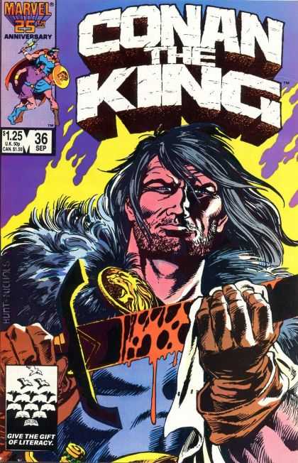 King Conan 36 - Sword - Fur Coat - Glove - Blood - King