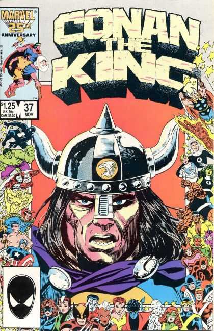 King Conan 37 - Conan Superhero - Marvel Conan - King Marvel Comics - King Hero - 25th Anniversary