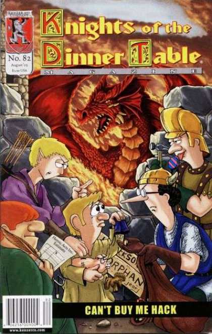 Knights of the Dinner Table 82 - Red Dragon - Cant Buy Me Hack - Flames - Elf - Arrows
