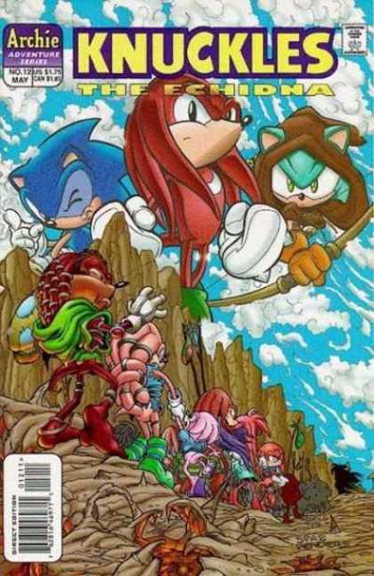 Knuckles 12 - Archie Adventure - The Echidna - Clouds - Mountain - Bow