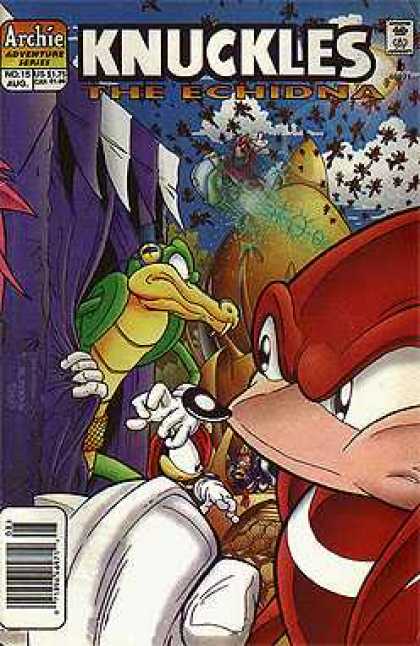 Knuckles 15 - The Echindna - Archie Adventure Series - Crocodile - Fair - Bees
