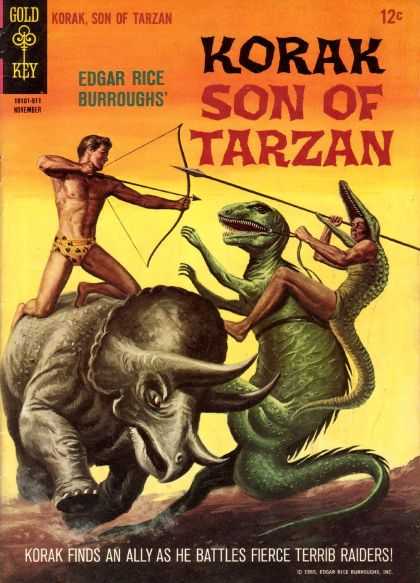 Edgar Rice Burroughs - Son Of Tarzan - Triceratorps - Dinosaurs - Archer Korak 11 - Edgar Rice Burroughs - Son Of Tarzan - Triceratorps - Dinosaurs - Archer