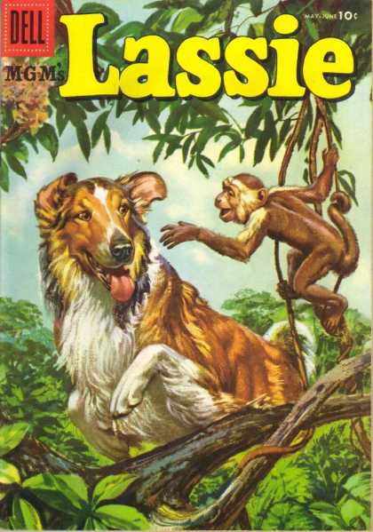 Lassie 28 - Dog - Dell - Mgm - Monkey - Tree