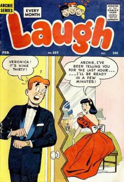 Laugh Comics 107 - Veronica - Archie - Hour - Mirror - Tuxedo