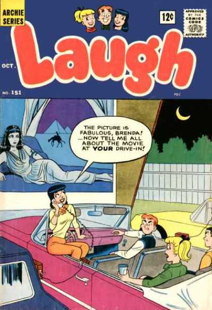 Laugh Comics 151 - Archie - Betty - Veronica - Drive-in - Reggie