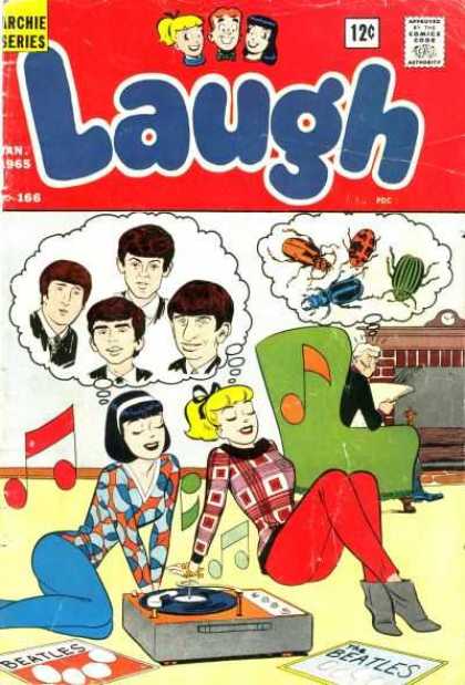 Laugh Comics 166 - Chair - Lp - Beatles - Beetles - Fireplace