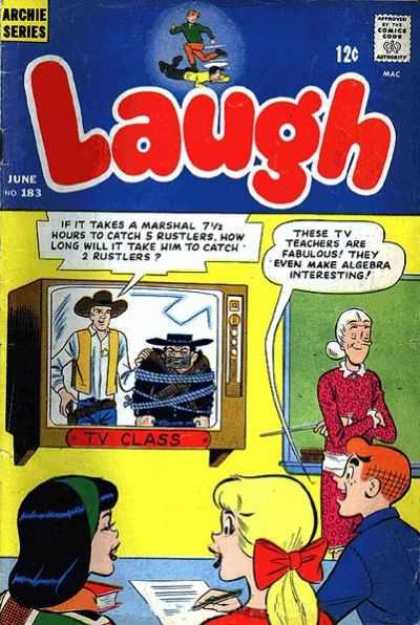 Laugh Comics 183 - Archie - Tv - Teacher - June - No 183