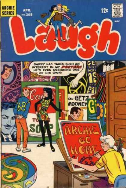 Laugh Comics 205 - Comics Code Authority - Archie - April - Speech Bubble - Campbells Soup