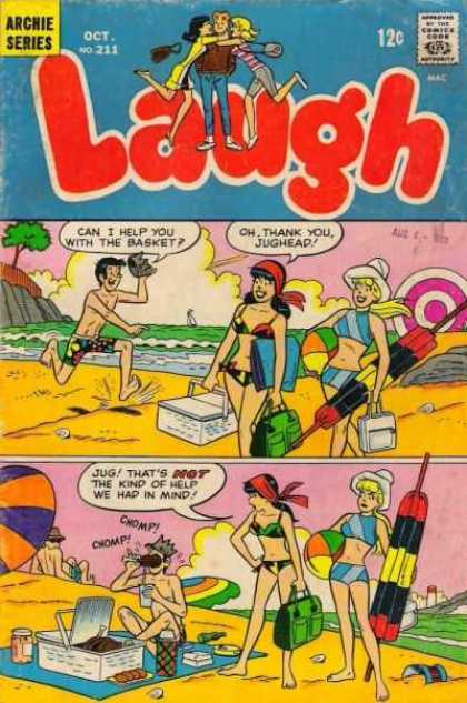 Laugh Comics 211 - Jughead - Betty - Veronica - Oct No 211 - Picnic