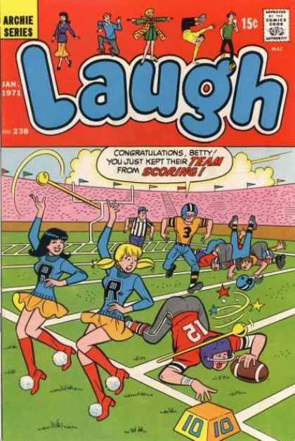 Laugh Comics 238 - Archie Comics - Laugh - Sports - Archie Series - Cheerleader