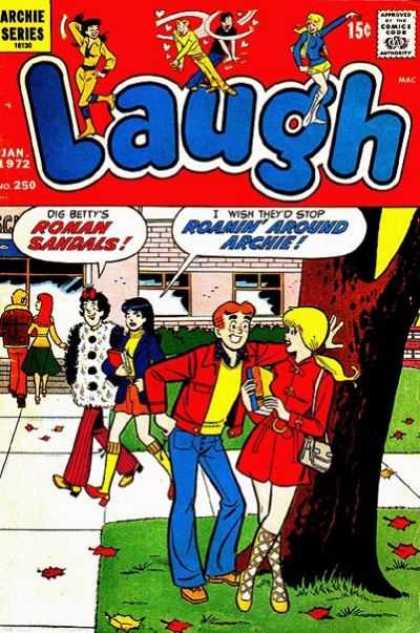 Laugh Comics 250 - Archie - Betty - January - Roman Sandals - Veronica