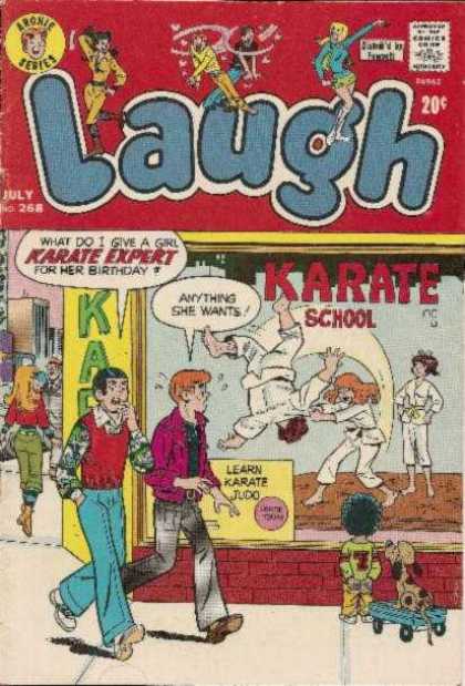 Laugh Comics 268 - Karate - Joke - Dojo - Judo - Sidewalk
