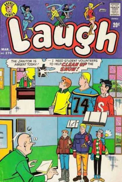 Laugh Comics 276 - Archie - Shovel - Scarf - Telephone - Jughead