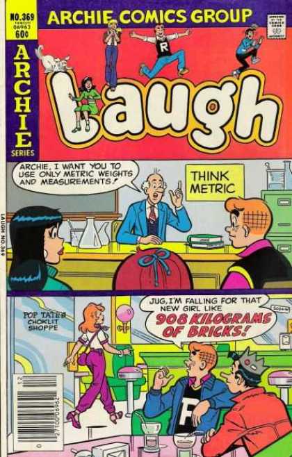 Laugh Comics 369 - Archie - Shop - Shopkeeper - Chemistry - Science