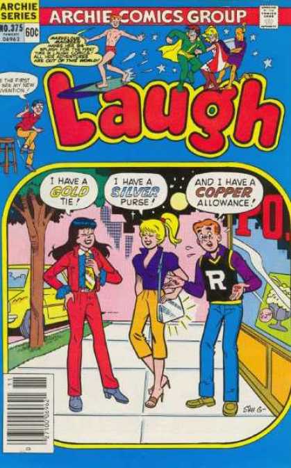 Laugh Comics 375 - Out Of This World - The First To See - Gold Tie - Silver Purse - I Have Copper Allowance