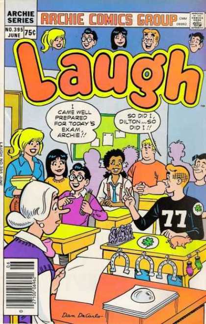 Laugh Comics 395 - Archie Series - 75 Cents - No 395 - June - Classroom