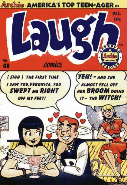 Laugh Comics 48 - Archie Andrews - Veronica Lodge - Betty Cooper - Malt Shop - Teen-ager