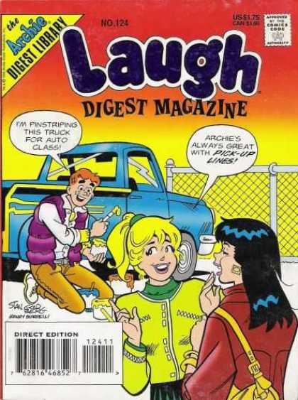 Laugh Digest 124 - Magazine - Archie - Veronica - Betty - Pick-up