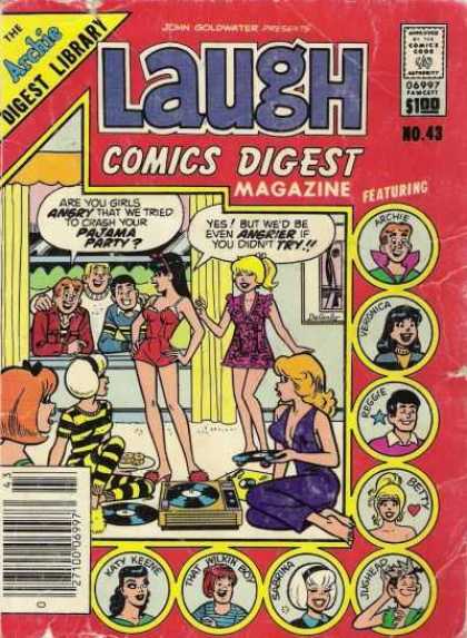 Laugh Digest 43 - Archie - Veronica - Reggie - Betty - Jughead