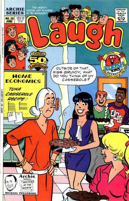 Laugh 28 - Home Economics - Archie Series - Tuna Casseerrole - Michael Pellowski - Kins Adventure