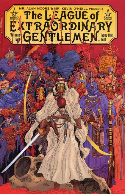 League of Extraordinary Gentlemen 2 1 - Sword - Robes - Masks - Pistol - Gas Mask