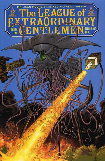 League of Extraordinary Gentlemen 2 4 - Robot - Techno Magic - Octopus - Steampunk - Power Beam