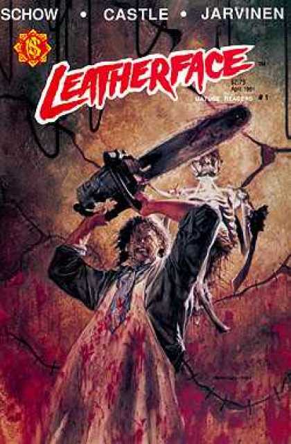 Leatherface 1 - Schow - Castle - Chainsaw - Blood - Skeleton