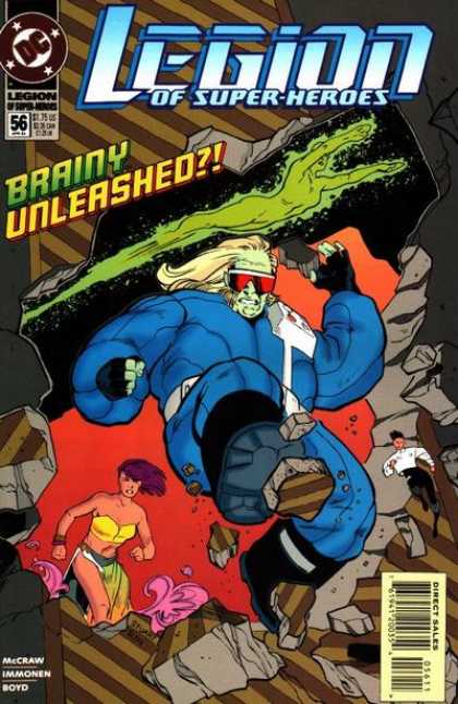 Legion of Super-Heroes (1989) 56 - Dc - Legion - Legion Of Super Heros - Brainy - Brainy Unleashed - Stuart Immonen