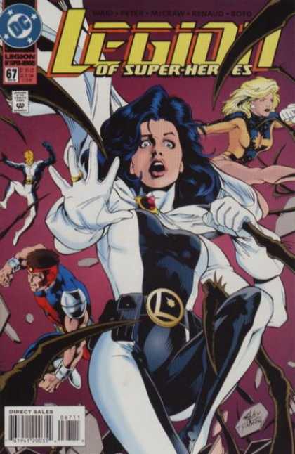 Legion of Super-Heroes (1989) 67 - Superwoman - Girl - Woman - Power - Stop