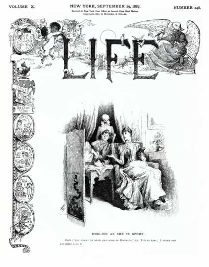 Life (Humor Magazine) - 1887-09-29