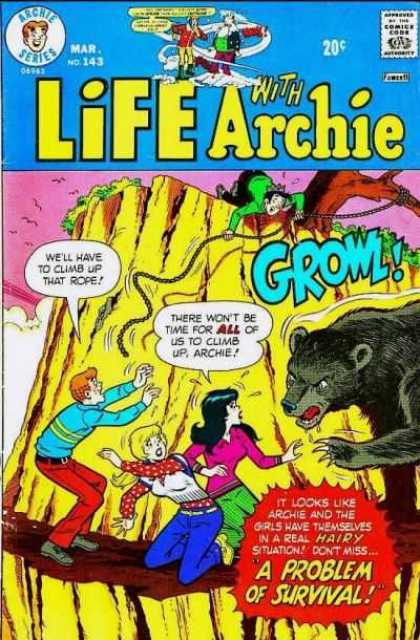Life With Archie 143 - Jughead - Climb - Rope - Bear - Hairy Situation