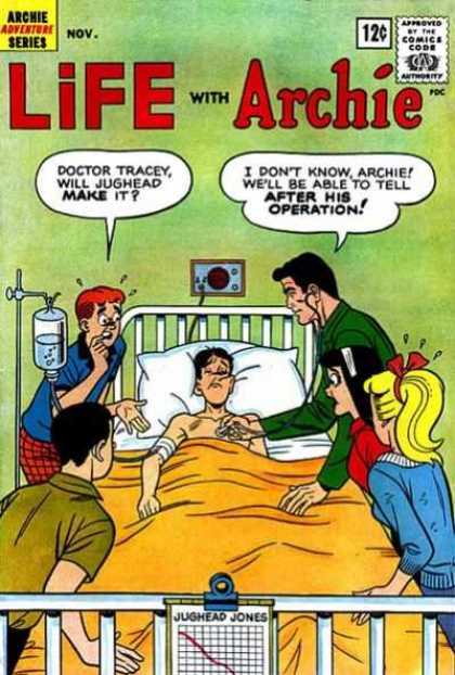 Life With Archie 17 - Archie - Jughead - Hospital Bed - Iv - Doctor