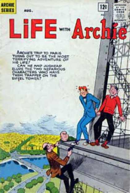 Life With Archie 22 - Exciting - Archie Series - Jugheads Pal - Thugs In Paris - Classic Comic Book