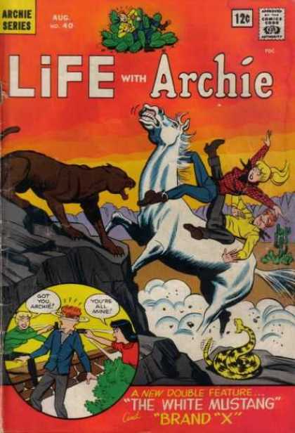 Life With Archie 40 - The White Mustange - Mountain Lion - Cactus - Rattlesnake - Double Feature