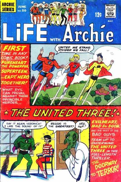 Life With Archie 50 - United We Standdivided We Fall - Purpleheart - The Powerful - The Doorway To Terror - Veronica