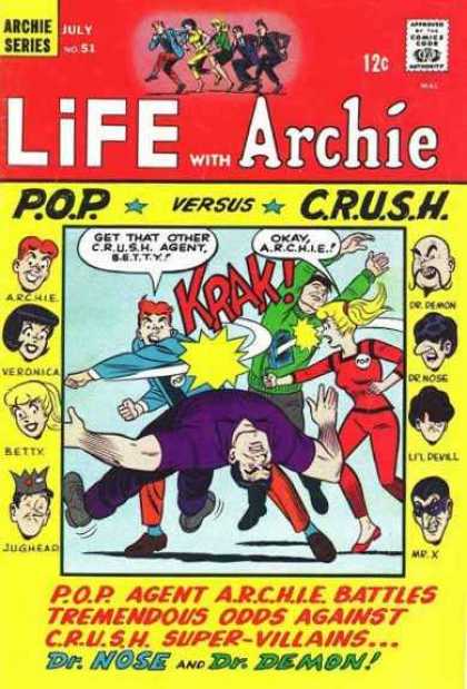 Life With Archie 51 - Archie Series - Approved By The Comics Code Authority - Pop - Crush - Drdemon