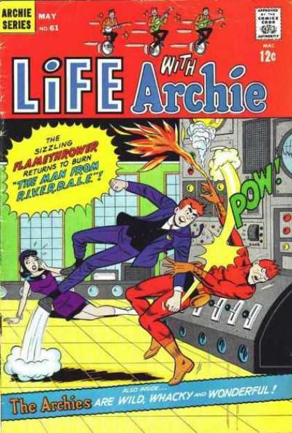 Life With Archie 61 - Pow - Purple - Flamethrower - Radar - Girl