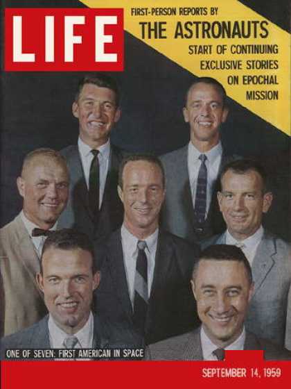 Life - Seven astronauts