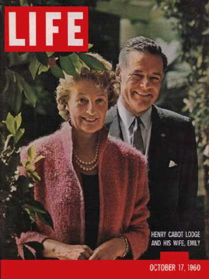Life - Henry Cabot Lodge and wife Emily