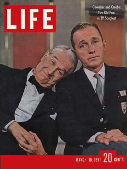 Life - Maurice Chevalier and Bing Crosby
