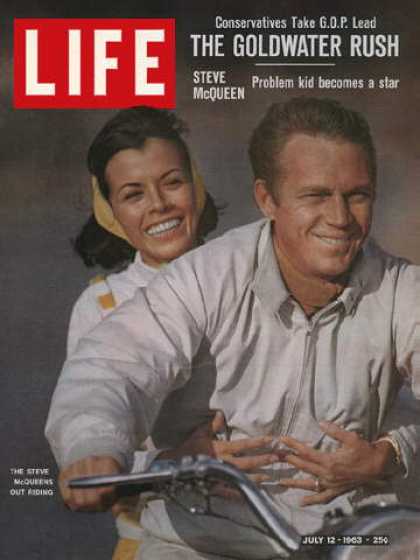 Life - Steve McQueen with wife Neile