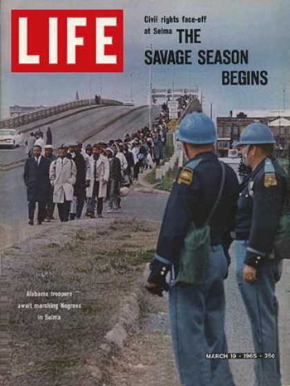 Life - Civil rights march at Selma, Alabama