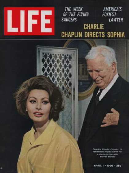 Life - Sophia Loren and Charlie Chaplin