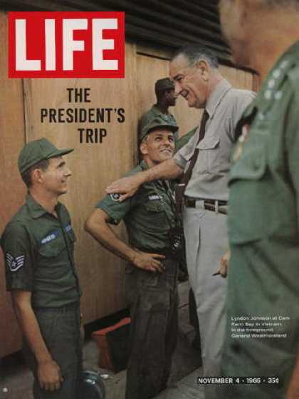 Life - President Johnson goes to Vietnam