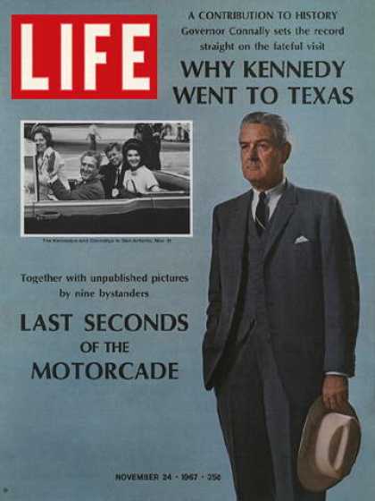 Life - Composite: Governor John Connally and the Kennedys