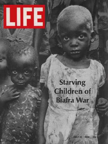 Life - Starving children of Biafra